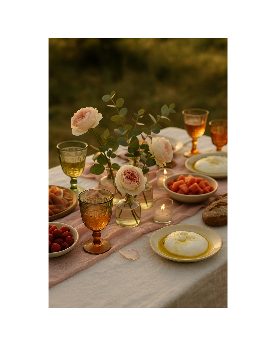Un dîner en rose : quand la simplicité devient un instant singulier